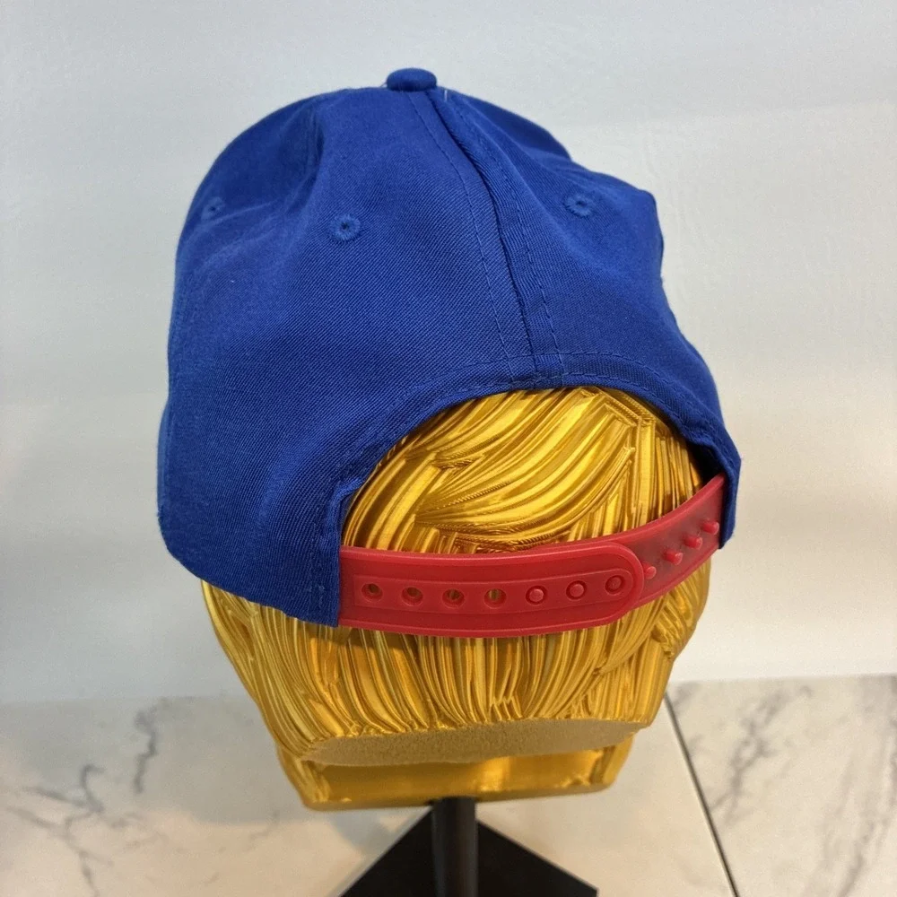 Captain America Hat Cap Youth Boys Kids Blue Avengers Adjustable Logo